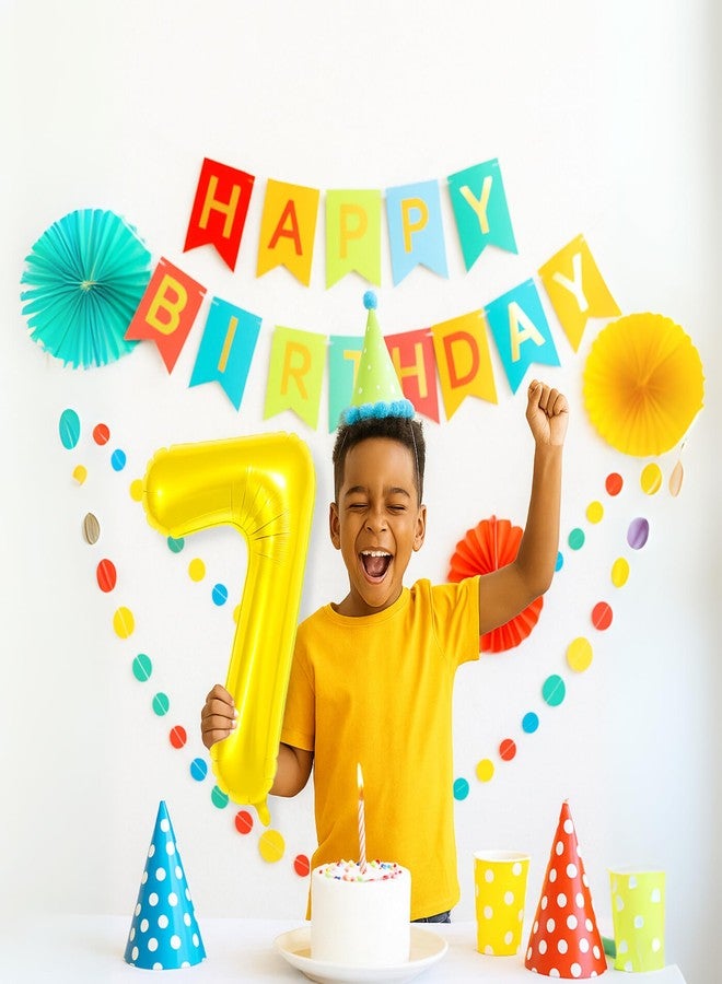 Flyloons 2 number Foil Balloon Gold 16 inch Size For Baby Kids Boys Girls Happy Birthday Anniversary Decoration Items 2nd Year Number Balloons 0 to 9 Set Golden Two - Image 5